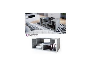 4251421933347 - VICCO Couchtisch Gabriel Beton 100cm Sofatisch Kaffeetisch Beistelltisch Ablage