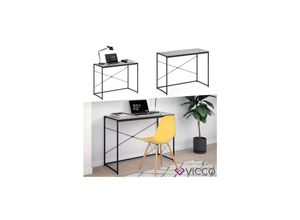 4251421940499 - VICCO Loft Schreibtisch Fyrk Bürotisch Arbeitstisch PC Tisch Beton 100 x 45