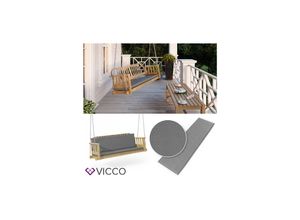 4251421940994 - VICCO Bankauflage 140x40x5cm Bankpolster Gartenbank-Auflage Sitzpolster Auflage