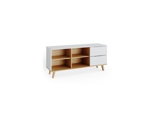 4251421962309 - VICCO Kommode NEPTUNE Sideboard weiß Eiche Anrichte Schrank Schublade Skandi