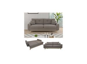 4251421964327 - Schlafsofa Schlafcouch Boxspringsofa Sidney Schlaffunktion Bettkasten