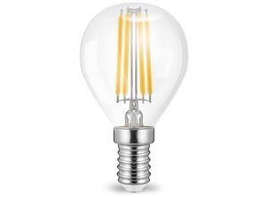 4251424853826 - - E14 Sockel led Leuchtmittel Filament Kugel P45 4 Watt 400 Lumen Lampe Leuchte Birne Licht warmweiß (2700 k) 3 Stück