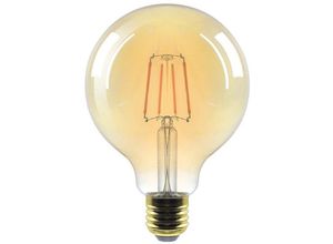 4251424854700 - - E27 6W led Filament Globe Ø125cm Glühbirne Warmweiß 2200K 515 lm Glühfaden Retro Edison Lampe Vintage Look Fadenlampe Ballform Ersetzt 42W