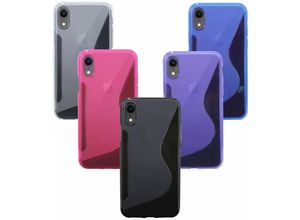 4251424887104 - Markenlos - iPhone xr    S-Line tpu SchutzHülle Silikon Hülle Silikonschale Case Cover Zubehör Bumper in Schwarz @ cofi1453® - Schwarz