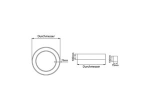 4251433938347 - BRUMBERG Biro Circle Ring Decke Ø 75 cm 40 W on off weiß 830