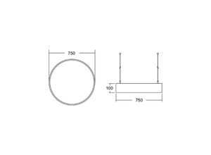 4251433942931 - BRUMBERG Biro Circle LED Ø 75 cm direkt DALI weiß 3000 K