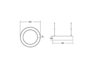 4251433960867 - BRUMBERG Biro Circle Ring direkt 40W Ø 60 cm on off weiß 830