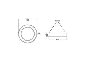 4251433962823 - BRUMBERG Biro Circle Ring10 Ø 45 cm up down DALI weiß 3000 K