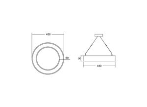 4251433965619 - BRUMBERG Biro Circle Ring5 direkt 45cm Casambi schwarz 4000K