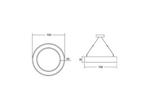 4251433965930 - BRUMBERG Biro Circle Ring5 direkt Ø 75 cm on off weiß 830