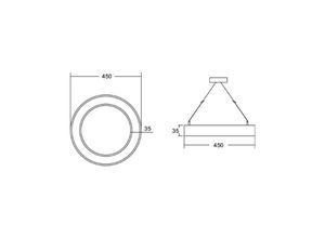 4251433969143 - BRUMBERG Biro Circle Ring35 direkt Ø 45 cm on off weiß 830