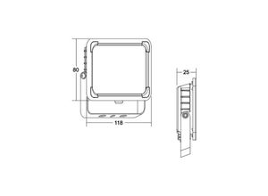 4251433971788 - BRUMBERG Neo Mini LED-Fluter Breite 115 cm 4000K