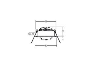 4251433996880 - BRUMBERG BB03 LED-Einbauspot on off Anschlussbox weiß