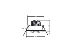 4251433998075 - BRUMBERG Spot BB13 dim2warm RC-dim Anschlussbox schwarz