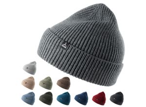 4251434306022 - ALTIDUDE Winter Mütze Solid Ripp Strickmütze Unisex Beanie 100% Merino Wolle Farbe Bordeaux