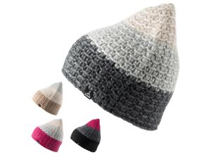 4251434306190 - ALTIDUDE Winter Mütze Nest Trio Grob Strickmütze Unisex Beanie Lamm Merino Wolle Farbe Dark Grey Light Grey Beige