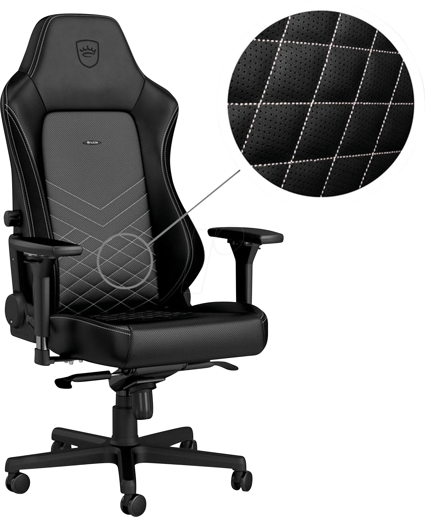 4251442501945 - NBL-HRO-PU-BPW - noblechairs HERO Gaming Stuhl - schwarz platinweiß