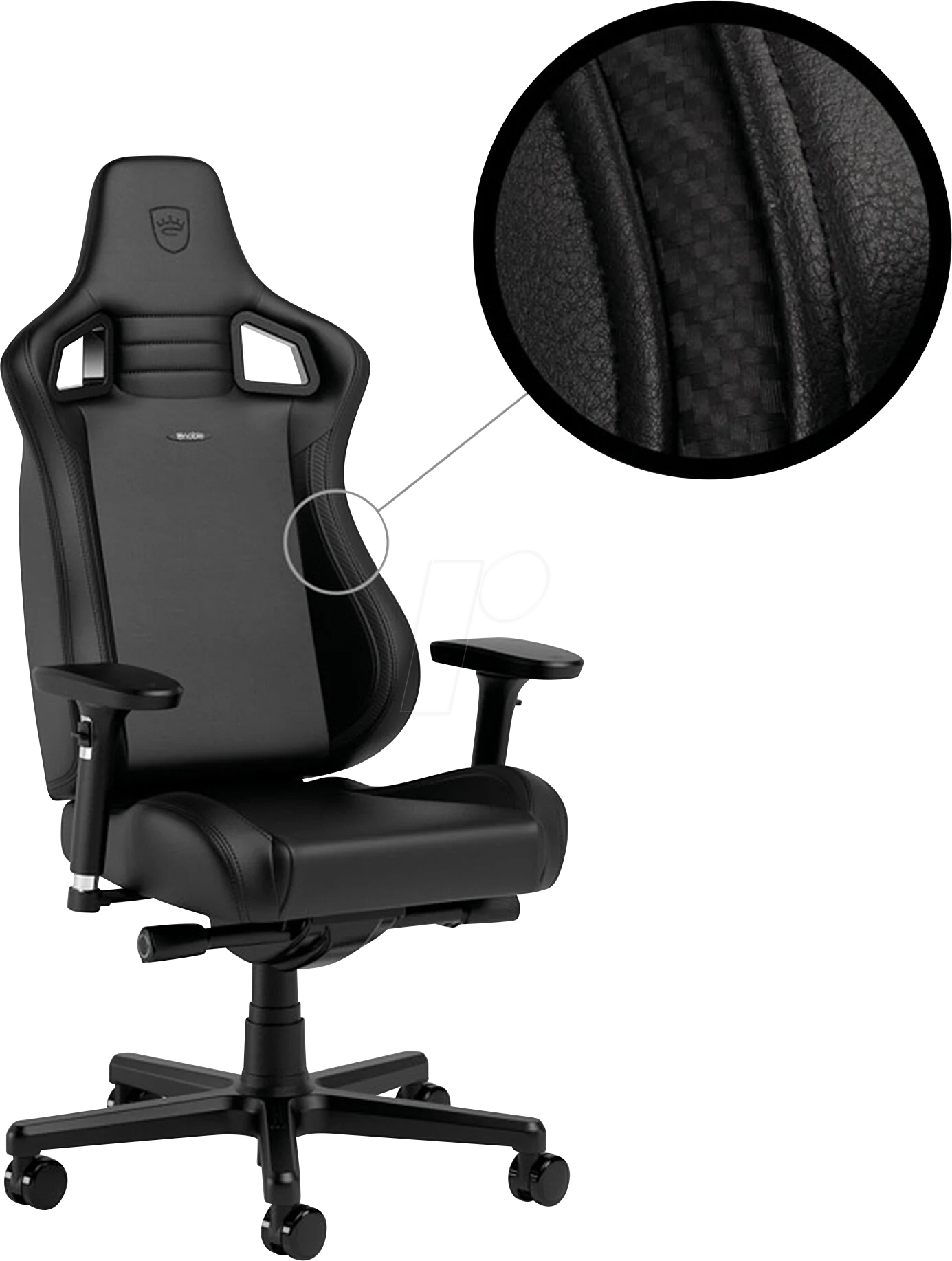 4251442505264 - NBL-ECC-PU-BLA - noblechairs EPIC Compact Gaming Stuhl  - schwarz carbon