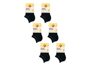 4251462338941 - NUR DIE Damen Sneakersocken Schuhsöckchen 6er Pack