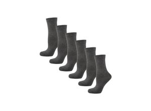 4251462340456 - NUR DIE Damen Freizeitsocken Ohne Gummi 6er Pack