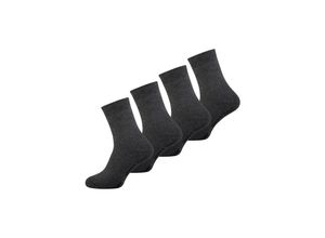 4251462350738 - NUR DER Herren Basicsocken Stopper Socke 4er Pack