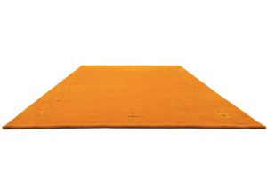 4251469401501 - Wollteppich MORGENLAND GABBEH FEIN FENTH Teppiche Gr B L 170 cm x 240 cm 18 mm 1 St orange Schurwollteppiche reine Schurwolle bunte Bordüre Wohnzimmer