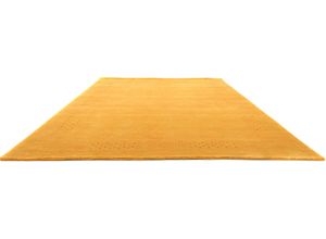 4251469405387 - Wollteppich MORGENLAND LORIBAFT NOVA Teppiche Gr B L 250 cm x 350 cm 15 mm 1 St goldfarben Schurwollteppiche reine Schurwolle Luxus Bordüre Wohnzimmer