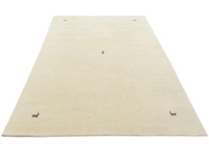 4251469491595 - Wollteppich MORGENLAND GABBEH SAHARA Teppiche Gr B L 250 cm x 350 cm 18 mm 1 St beige Schurwollteppiche reine Schurwolle Uni Tiermotiv Wohnzimmer