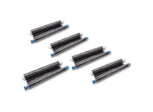 4251476706613 - vhbw 5x Thermo-Folie Thermorolle blau 35 m kompatibel mit Fax Drucker Panasonic KX FC 245 G KX FC 245 G 2 KX FP 140 Series KX FP 141 KX FP 141 G