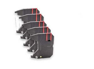 4251476722491 - vhbw 5x Farbband Schriftband kompatibel mit Olympia Carina 2000 2000 MD 2000 WP Nadeldrucker Bondrucker schwarz