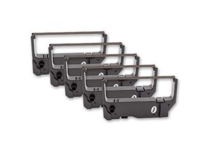 4251476722774 - vhbw 5x Farbband Nylonband Tintenband kompatibel mit Nadeldrucker Ersatz für Star RC-200B