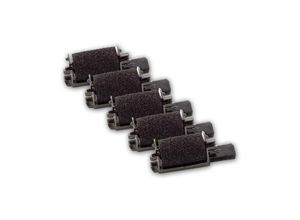 4251476760080 - vhbw 5x Farbrolle Farbwalze Schwarz kompatibel mit Casio 120 C 1215 S FR 110 FR 110 HT Taschenrechner Registrierkasse