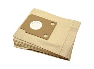 4251476793910 - 10x Staubsaugerbeutel kompatibel mit Hoover sc 55 Compact sc 55 Audio sc 54 Sensotronic Staubsauger - Papier 26cm x 21cm Sandfarben - Vhbw