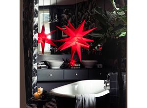 4251488500728 - LED-Stern IP44 18-Zacker rot Ø 55 cm