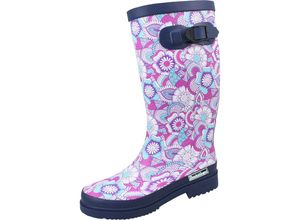 4251501304661 - - Damen Regenstiefel Susanne blau multi Gr 38 - blau