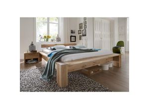 4251517420782 - Sam Outillage - sam® Balkenbett Holzbett 180 x 200 cm massiv Eiche carla