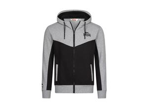 4251522394580 - Herren Kapuzensweatjacke mit Reißverschluss normale Passform FRANKFIELD