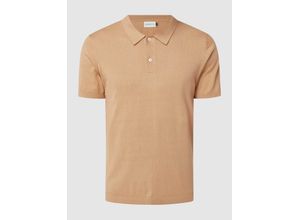 4251526377435 - Poloshirt mit Seide-Anteil