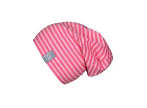 4251530418308 - PICKAPOOH - Beanie RAP STRICK gestreift in pink rosa Gr56