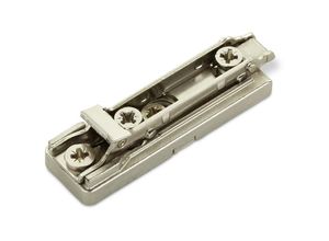 4251540148608 - So-tech - Salice Blitz-Montageplatte Linear H4 Exzenterverstellung mit Euroschrauben Nickel matt - Color 4251540148608 - So-tech - Salice Blitz-Montageplatte Linear H4 Exzenterverstellung mit Euroschrauben Nickel matt - Color