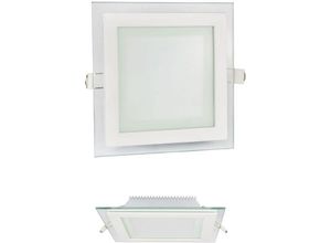 4251540185696 - LED-Einbaustrahler eco 6W 100 x 100 mm warmweiß quadratisch mit Trafo von So-tech White