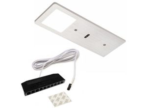 4251540193677 - So-tech - Domus Line led Aluminium Unterbauleuchte fyn se d-motion mit Sensor (190 x 70 mm 12V 5W 2700–6000 k Micro12 gebürstet)