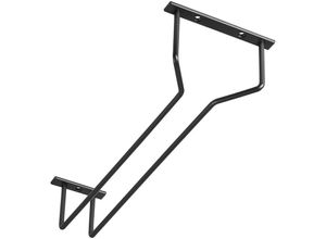 4251540195862 - Gläserhalter für 1 Glasreihe 120 x 355 x 70 mm schwarz Halter für Weingläser Sektgläser Biergläser Weinglashalter von SOTECH - Color schwarz