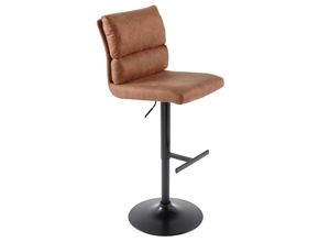 4251561906393 - riess-ambiente Barhocker COMFORT - höhenverstellbar antik braun Microfaser schwenkbar Barstuhl Fußablage