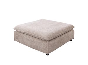 4251561908816 - riess-ambiente Hocker HEAVEN - groß 100cm champagner beige Bouclé Polsterhocker Federkern pflegeleicht 4251561908816 - riess-ambiente Hocker HEAVEN - groß 100cm champagner beige Bouclé Polsterhocker Federkern pflegeleicht