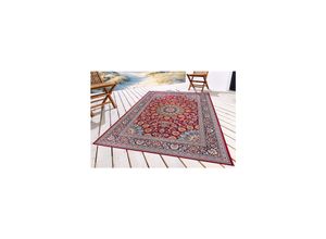 4251561910345 - riess-ambiente Teppich MARRAKESCH - 235x160cm rot blau beige orientalisches Design wetterfest In- und Outdoor