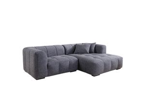 4251561920894 - riess-ambiente Modernes Ecksofa ZERO GRAVITY 240cm graphit grau Strukturstoff 3-Sitzer Couch L-Form 4251561920894 - riess-ambiente Modernes Ecksofa ZERO GRAVITY 240cm graphit grau Strukturstoff 3-Sitzer Couch L-Form