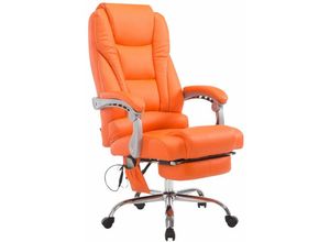 4251563437468 - - Bürostuhl Pacific mit Massagefunktion Kunstleder orange