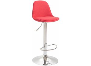 4251563470960 - - Barhocker Kiel Stoff chrom rot