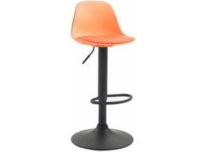 4251563471158 - - Barhocker Kiel Kunststoff schwarz orange